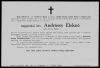 Andrássy Elekné